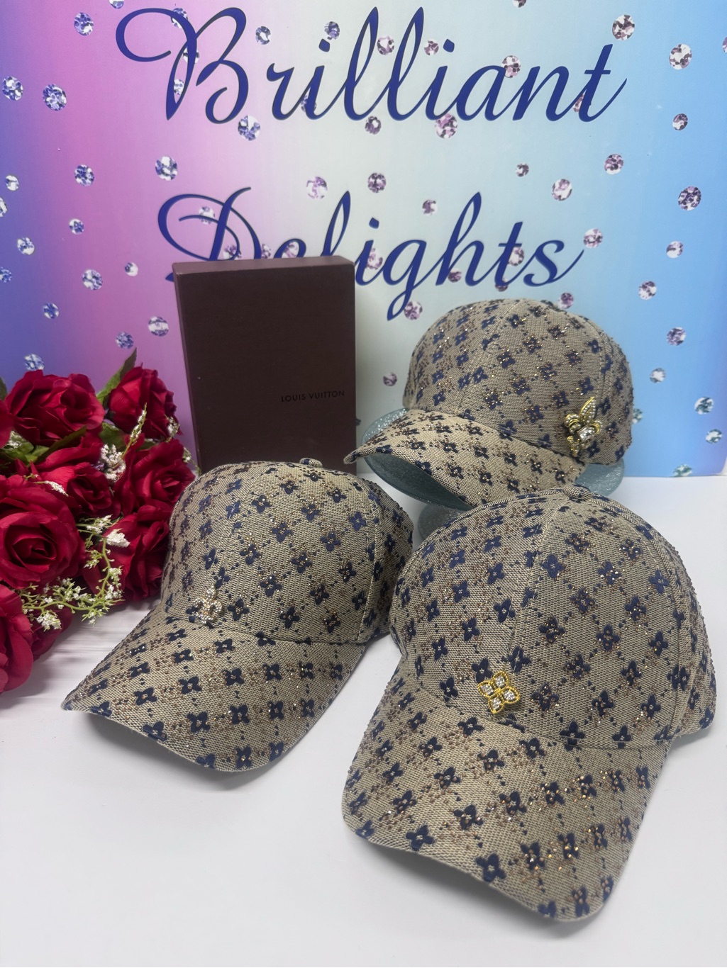 Ooak Bling Clover Fleur Hat